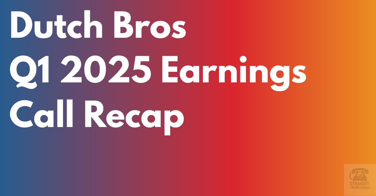 Dutch Bros Q1 2025 Earnings: 29% Revenue Surge