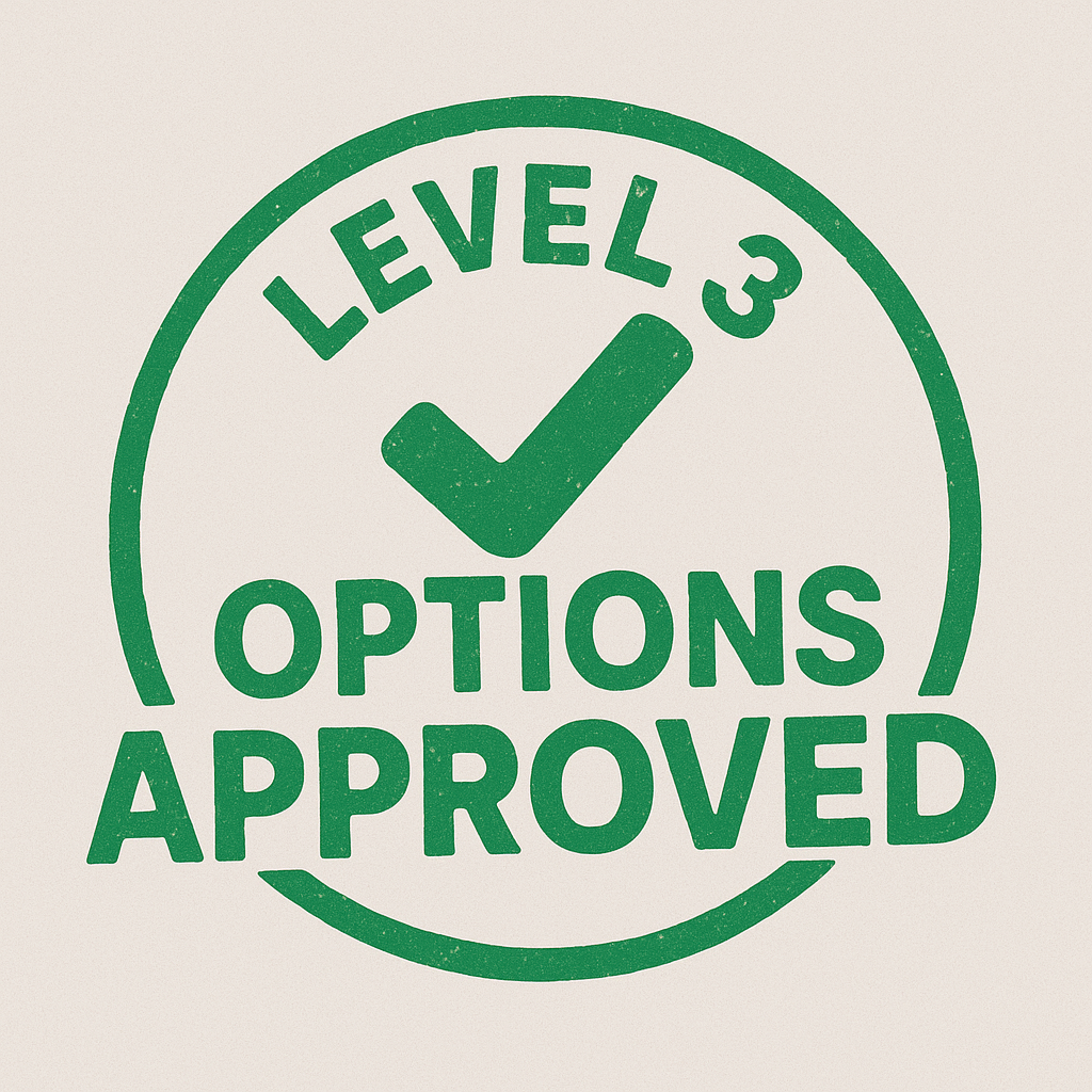 Robinhood level 3 options approval feature Image